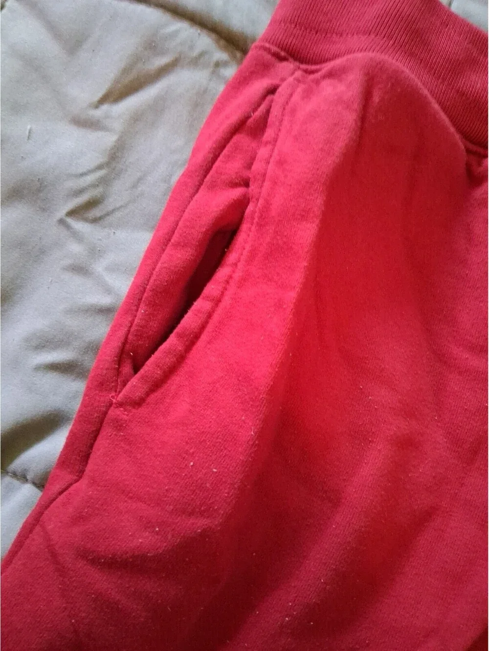 Aeropostale Red Aero NY Missing Drawstring Sweat Shorts Size Medium  E2